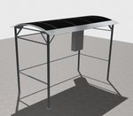 Навес с солнечными батареями на 5 автоматов