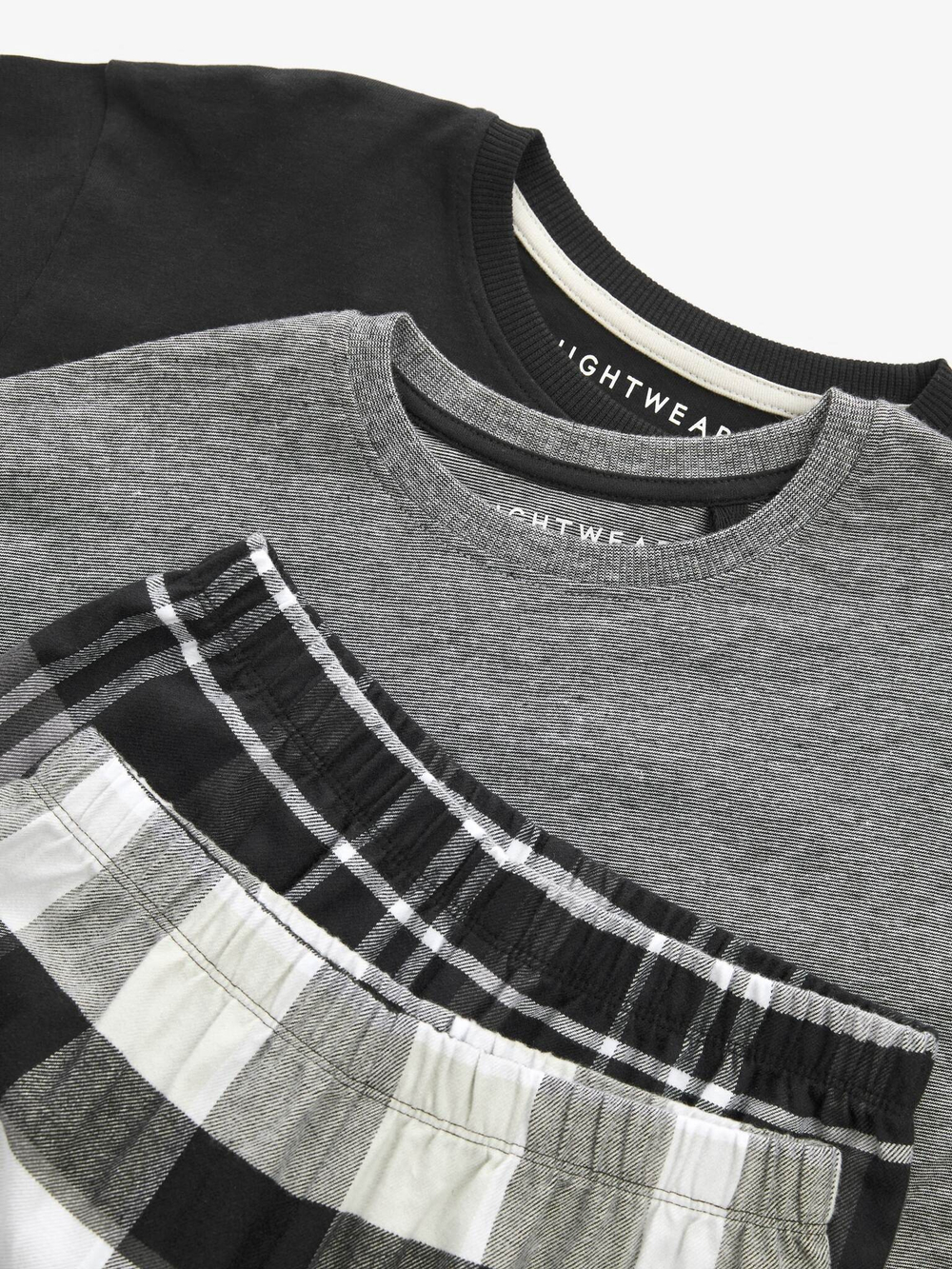 Пижама для мальчика Next K99-095, 2 шт., Черный, Серый