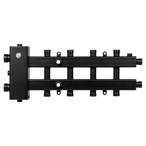 Блок коллекторный Royal Thermo на 4-5 вых. (сверху-снизу-сбоку) стрелка 60 кВт, с кронштейнами