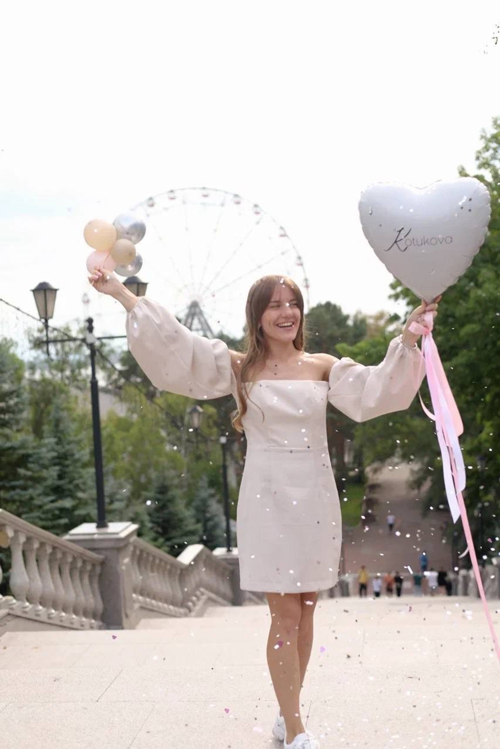 Шар с фамилией на девичник №1361