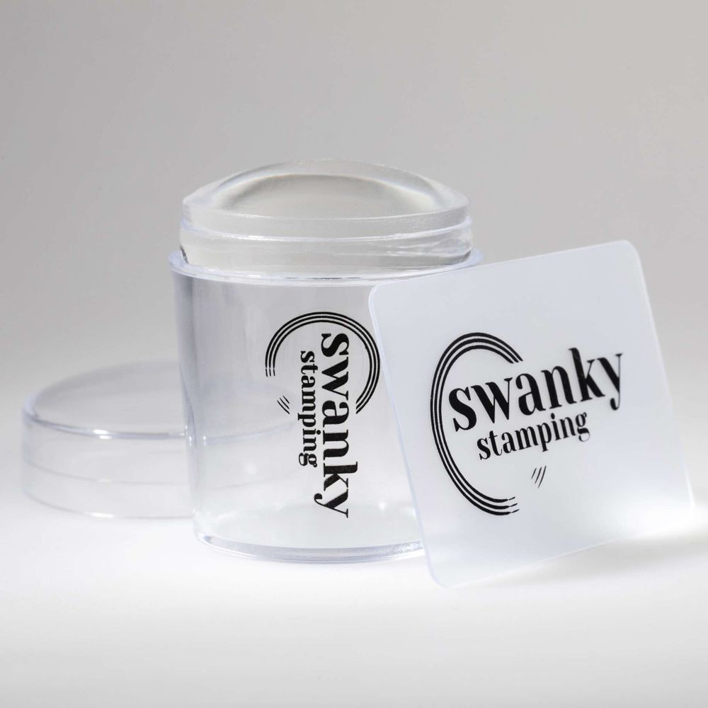 Swanky Stamping Штамп силиконовый прозрачный круглый (большой)