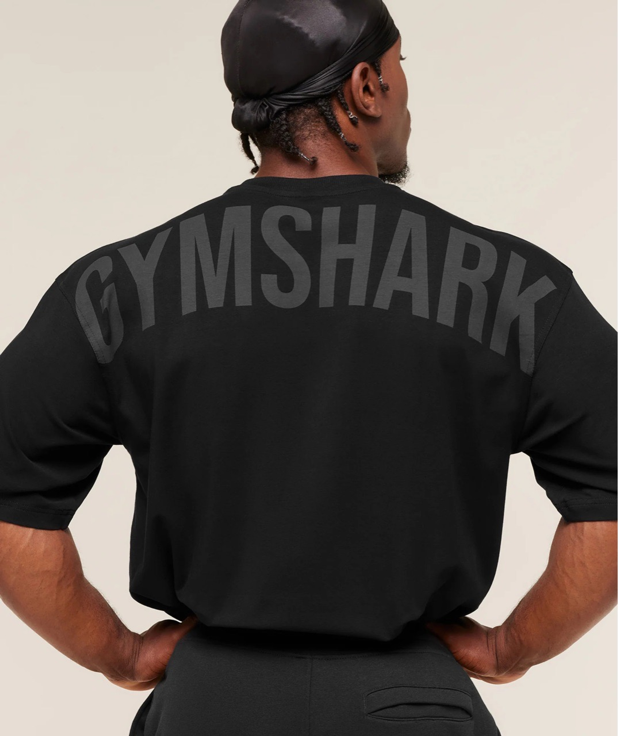 Футболка GYMSHARK Power T-Shirt Blackout
