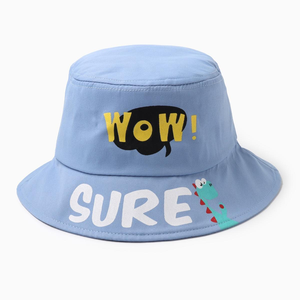 Панама детская "SURE", цв, голубой, р-р 54-56см (MINAKU)