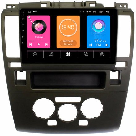Магнитола для Nissan Tiida C11 2004-2013 (климат с круглым экранчиком) - OEM GT9-1744 на Android 10, 2ГБ-16ГБ