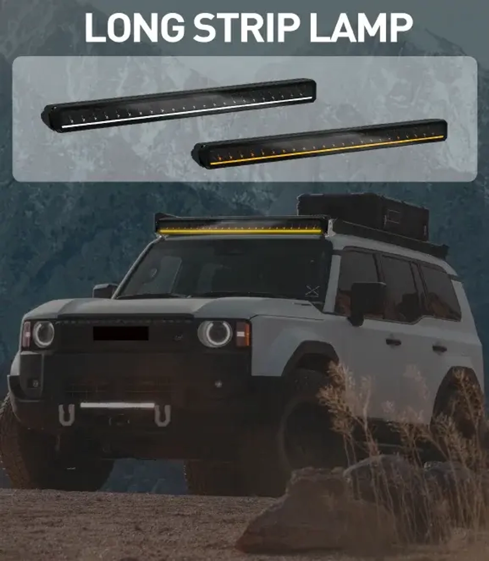 Люстра на крышу для внедорожников и пикапов дальний свет противотуманники фары люстры боковики