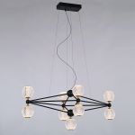 Подвесной светильник MD20022005-9B black/chrome