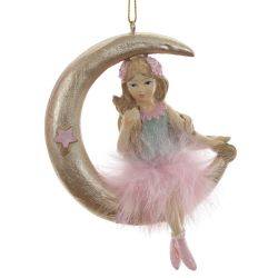 GAEM Фигурка декоративная подвесная "Фея", L8 W2 H11,5 см, 3в.