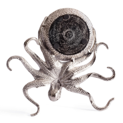 Монетница Secret De Maison OCTOPUS2 ( mod. 9612 ) алюминиевый сплав, 30,5x31x6,5 см, никель/nickel