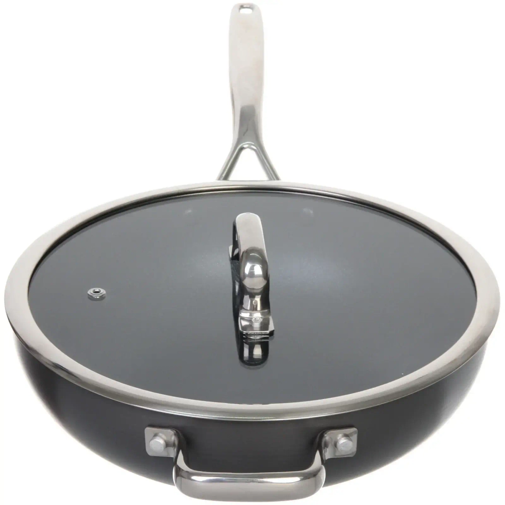 Сковорода «ENERGY» 3,7л, стеклянная крышка, 28*8,5см