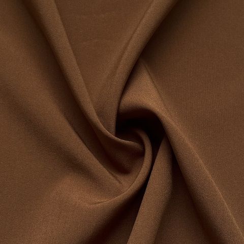 Ткань плат Софт однотон. ш150см 95;пэ 5%спандекс,цвет табачный