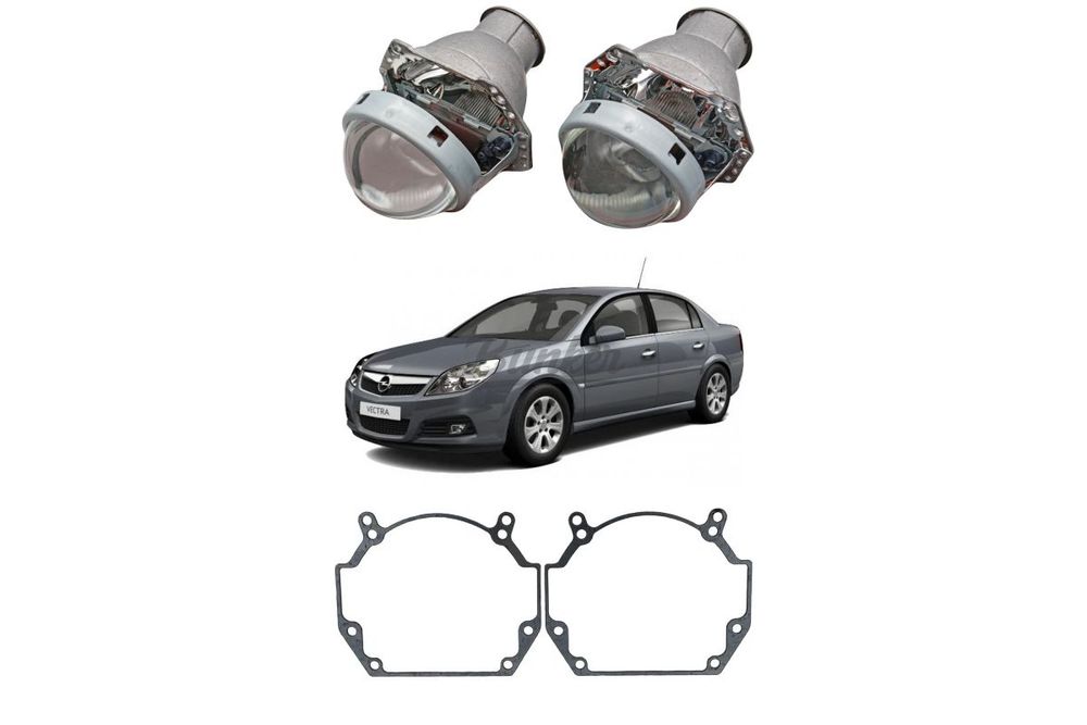 Готовый комплект для замены штатных линз Opel Vectra С рестайлинг 2005-2008