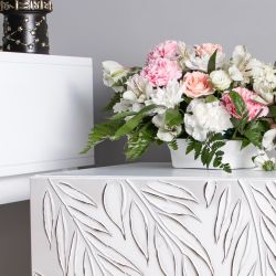 Тумба прикроватная Тропик Классика Айс Голд левая