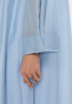 Рубашка длинная EUPHORIA нежно-голубого цвета