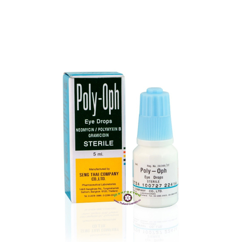 Глазные капли для кошек и собак Poly-Oph Eye Drops Neomycin Polymyxin BGramicidin Sterile Sang