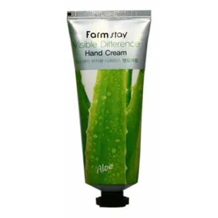 Восстанавливающий крем для рук с алоэ Farm stay 100мл