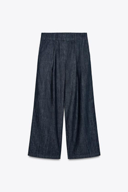 ZARA ДЖОГГЕРЫ ДЕНИМ — ZW COLLECTION, СИНИЙ