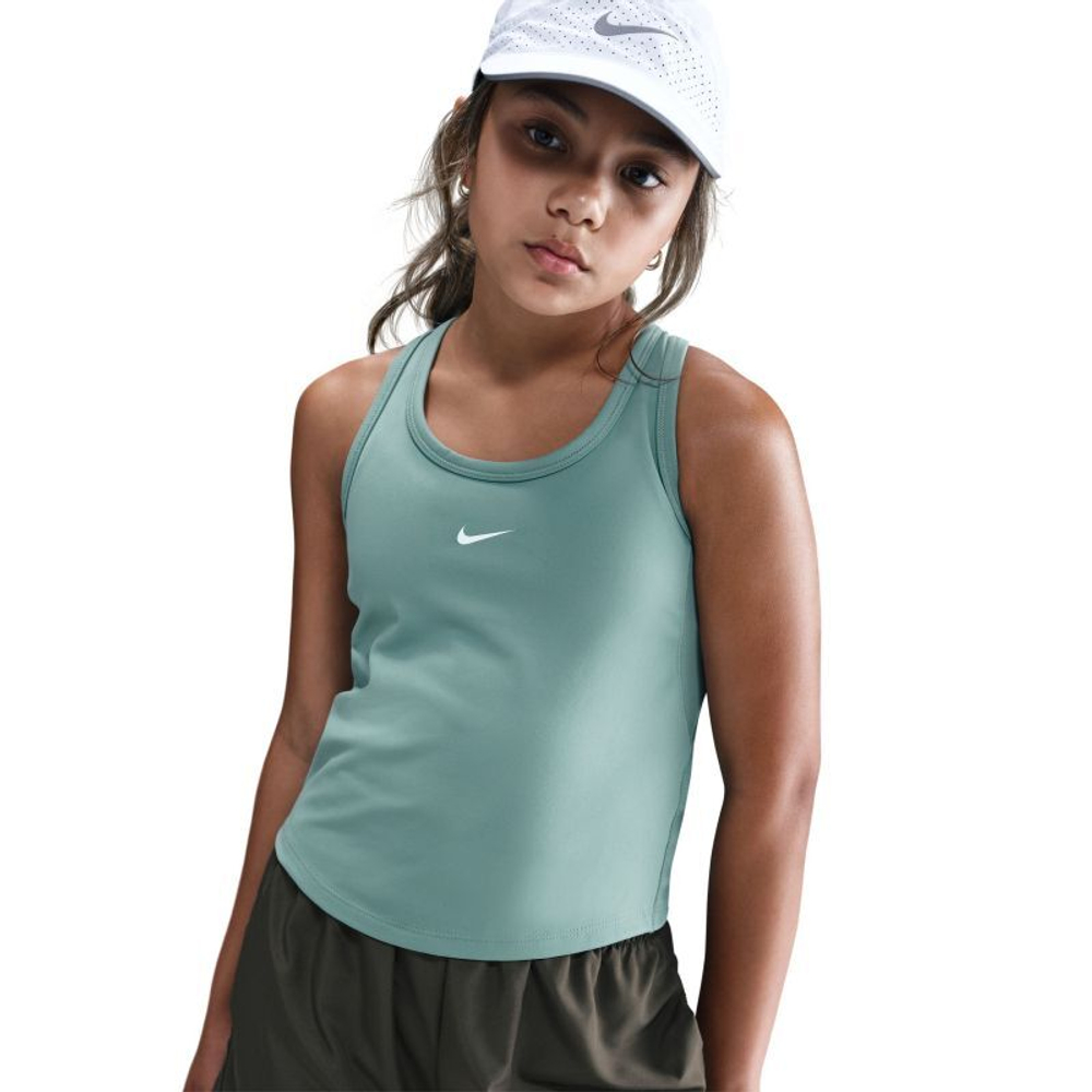 Футболка для мальчика теннисная Nike Kids Dri-Fit One Fitted Tank - cannon/white