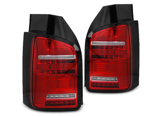 Фонари задние LED BAR RED WHITE SEQ для VW T6.1 20- OEM BULB