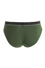 Мужские трусы-слип с широкой резинкой с логотипом Jolidon (Размер: L) (Цвет: зеленый)