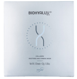 Маска с коллагеном для восстановления с лифтинг-эффектом | BIOHYALUX Collagen Soothing And Firming Mask, 5 масок