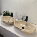 Раковина из мрамора ПАРА! Oval Marmo Wave OM-62884 57*37*15 120