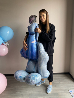 А Фигура на подставке, Холодное сердце - 2, Эльза, 30"/76 см X 54"/137 см, 1 шт. (В упаковке)