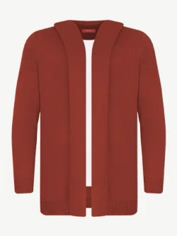 Кардиган с капюшоном из хлопка