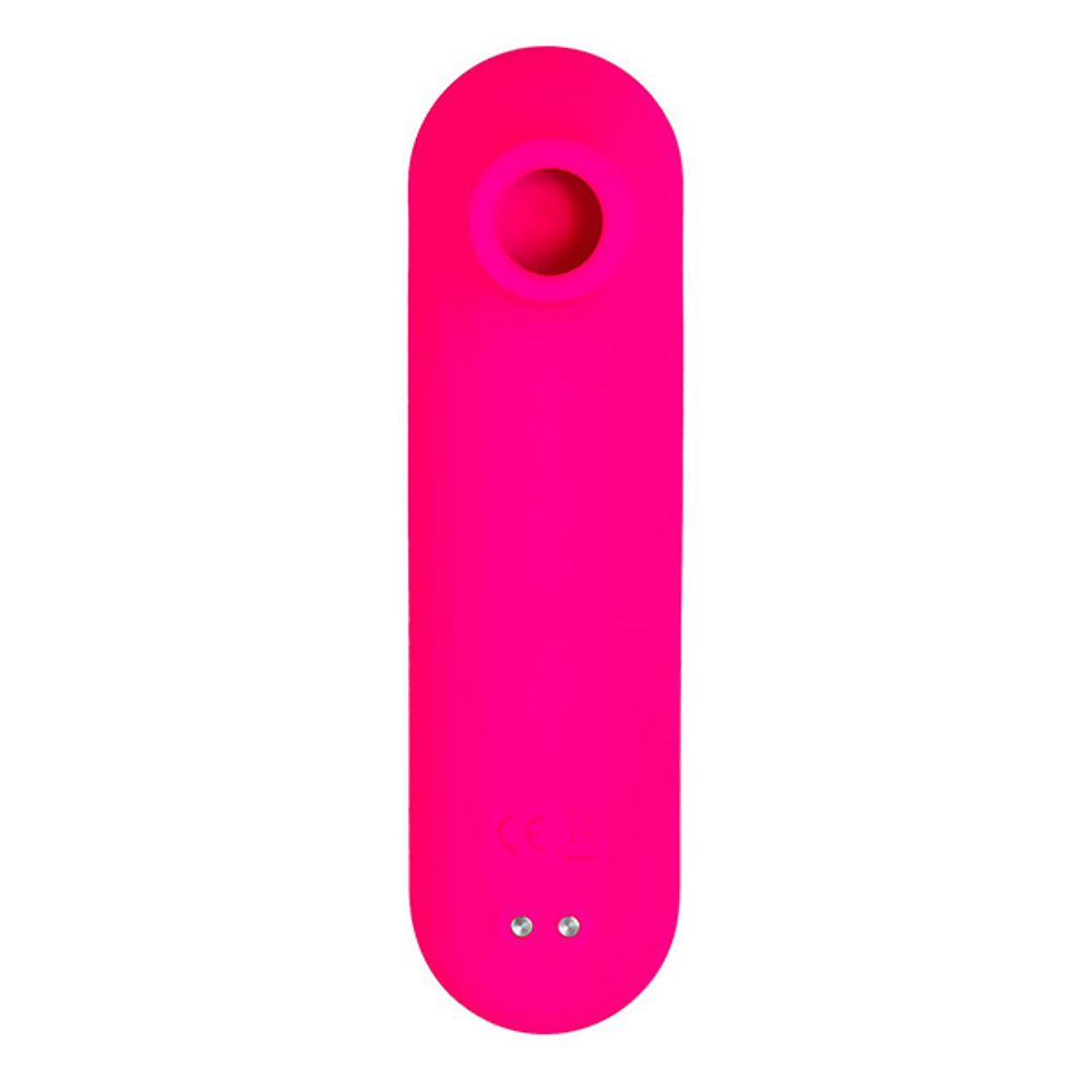 Ярко-розовый вакуум-волновой стимулятор 13см ToyFa eroTEQ Molette 593002