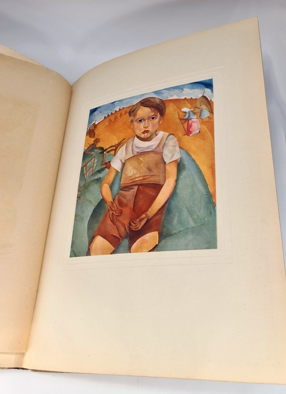 "Visages de Russie (Лики России)". Boris Grigorieff (Борис  Григорьев) [с автографом]. 1923г. - редкая книга