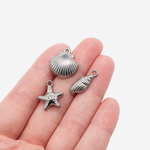 Подвеска "Звезда" 16*13мм, сталь без покрытия