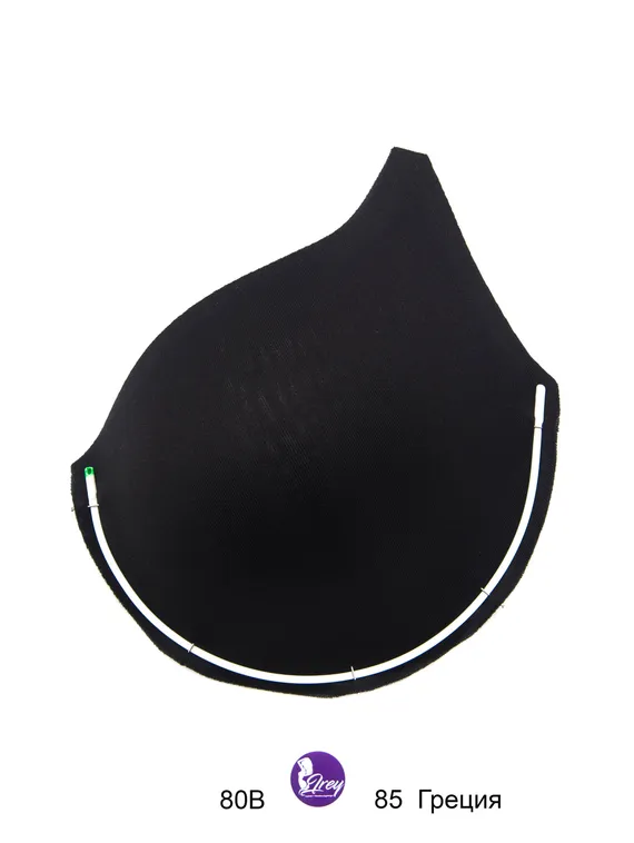 Чашки спейсер АМ-01, 80В-85А-75С-70D, черный 170