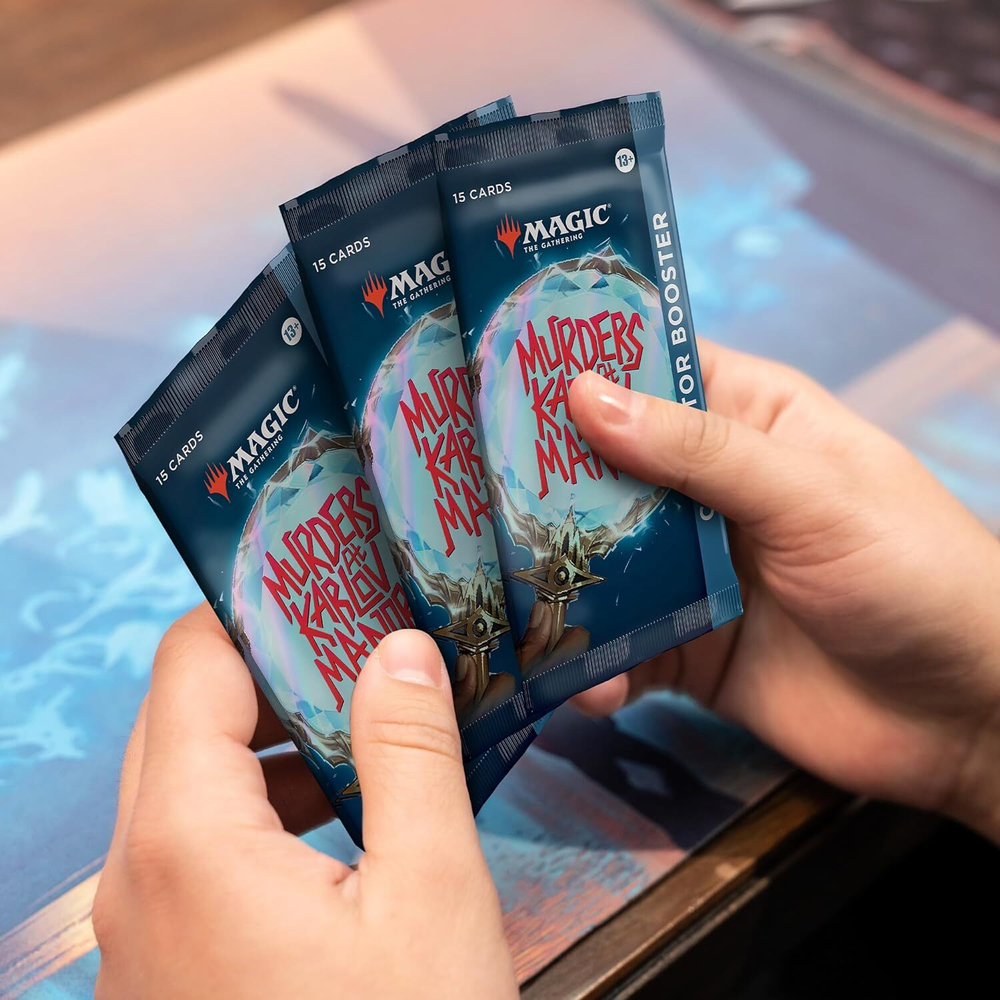 Дисплей коллекционных бустеров Murders at Karlov Manor (на английском языке)