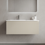 Тумба подвесная SANCOS Snob R 1.0 995х445х406, c одним ящиком оснащенным доводчиками, Beige Soft , арт.SNR1.0100LCE