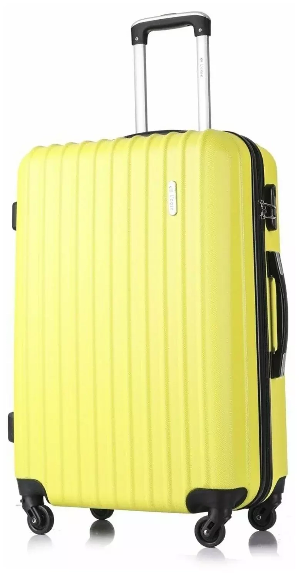 Большой чемодан L'Case Krabi, желтый