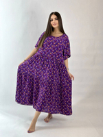 Платье ярусами короткое 65