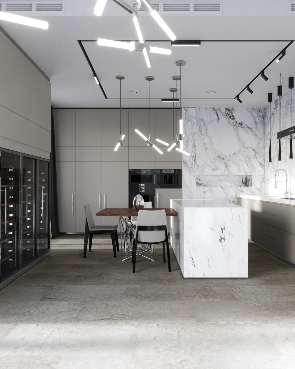 LVT-плитка VINILAM 91905 Португальский Камень (4,513м2) клеевой