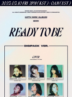 Альбом TWICE - READY TO BE 12th Mini Album DIGIPACK 9 Version SET