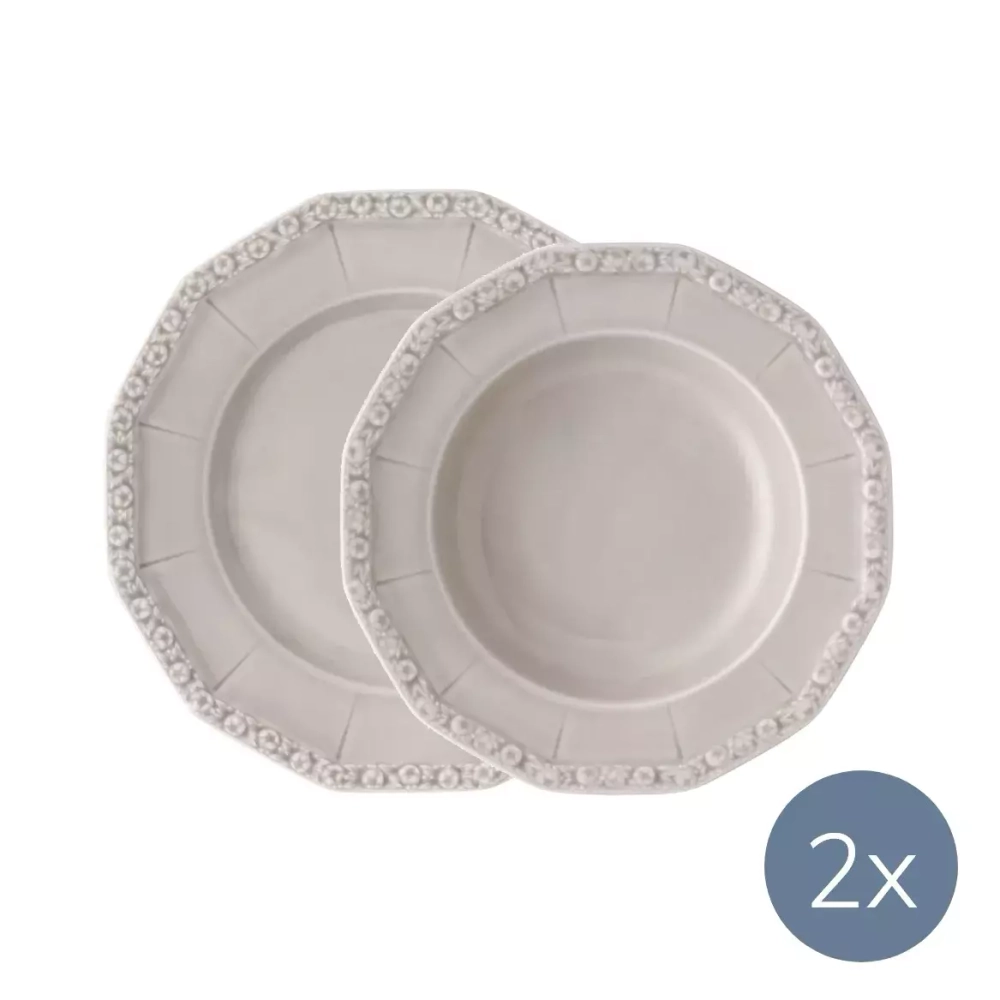 Rosenthal - Сервиз Maria Pale Orchid на 2 персоны / артикул   1043040716810323 + 1043040716810226  / GTIN