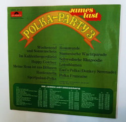 Винтажная виниловая пластинка LP James Last Polka Party 3 (Germany 1974)