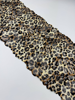Эластичное кружево для белья леопард ширина 22 см