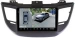 Магнитола для Hyundai Tucson 3 2015-2018 (без штатной КЗВ, рамка черная) - Teyes CC3-2K монитор 9.5" 2K QLED на Android 10, Быстрая, CarPlay, 360, 4G SIM-слот