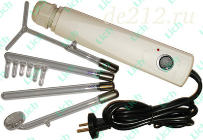 Профессиональный физиотерапевтический аппарат ДАРСОНВАЛЬ (4 насадки)