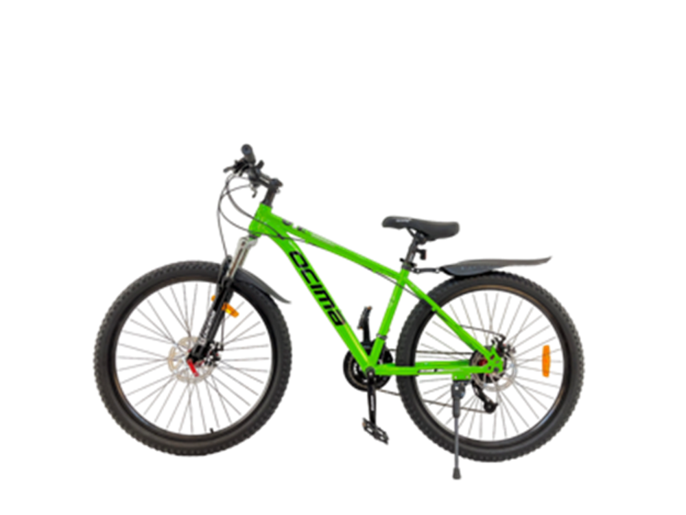 Велосипед Wolf 26" 21 скор (SunRun, стальная рама, диск. тормоз) Зеленый (W-720)