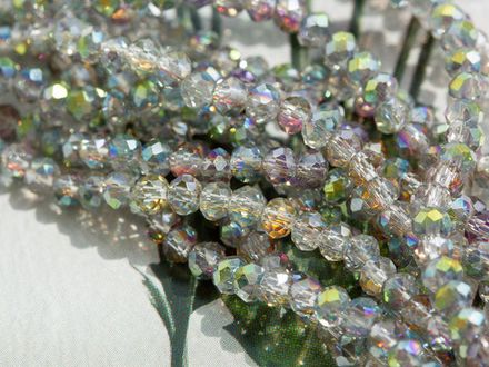 Нить бусин для украшений 3мм (ювелирное стекло)