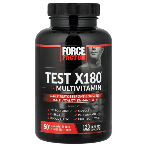 Force Factor, Test X180®, мультивитамины, 120 таблеток