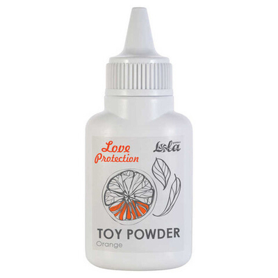 Пудра для игрушек Love Protection Orange, 15 г. (Цвет: белый)