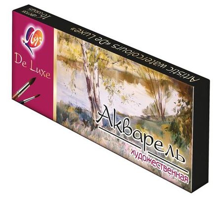 Краски акварельные художественные 16цв. Луч Люкс