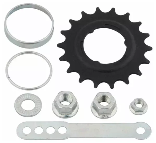 Звездочка ВЕЛО задн. (18 зуб.) Стелс (набор д/втулки)130039