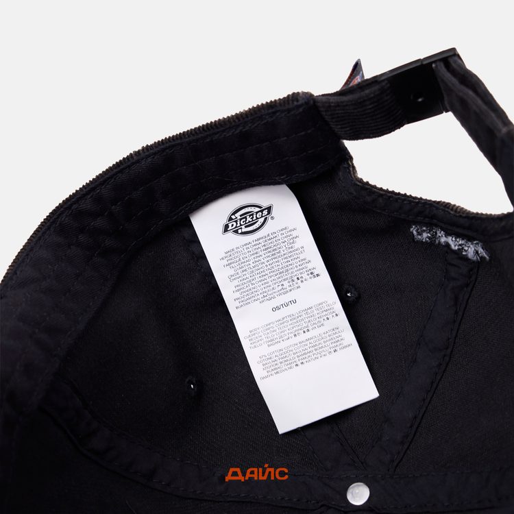 Кепка Dickies Chase City Cap артикул:DK0A4YPJBLK1 - купить в магазине Дайс