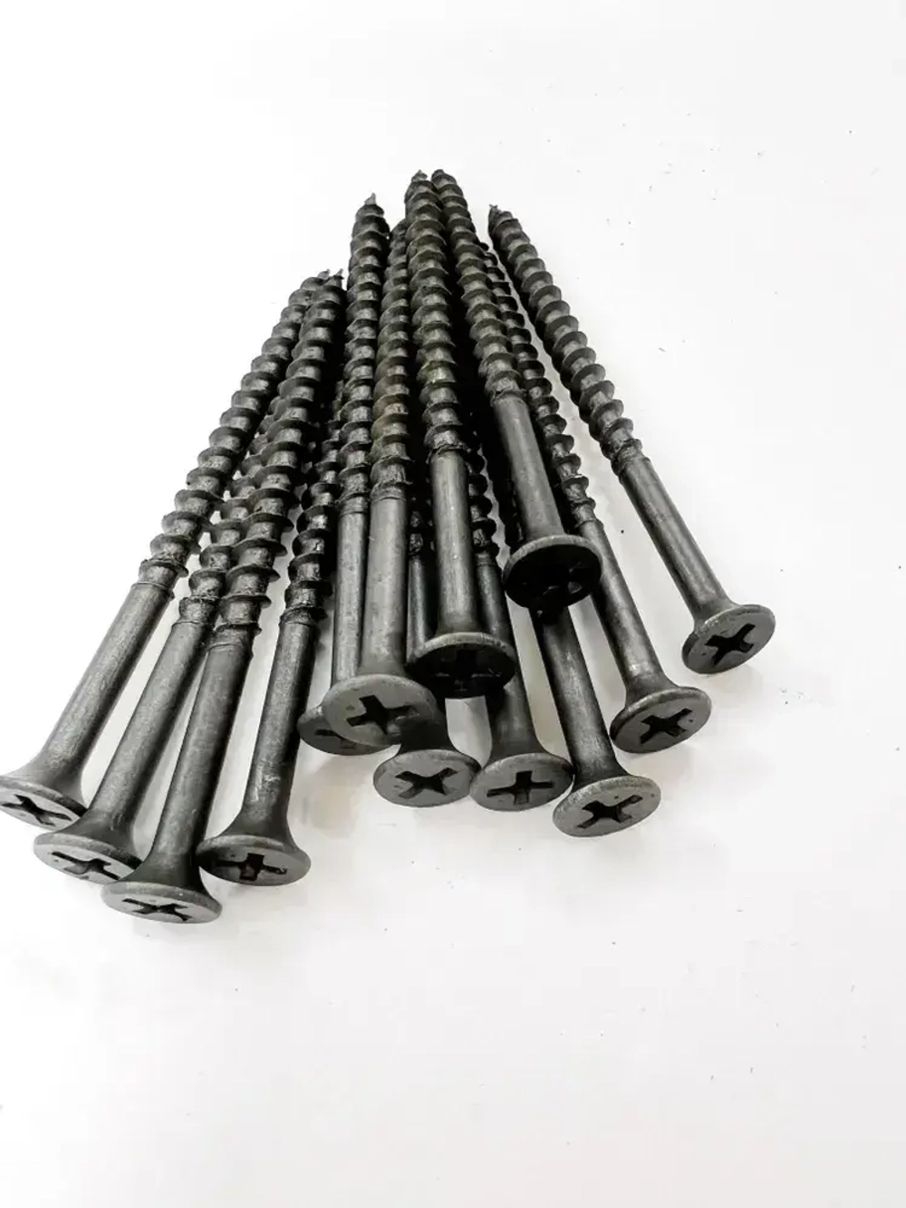 Саморезы по дереву 4.2х70 мм, черные фосфатированные, 1 кг